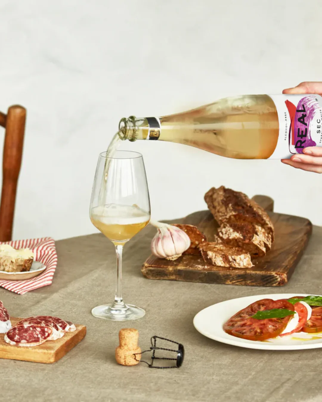 REAL Drinks Alcohol-Free Wine Collection - BLUSH, SEC & DRY - Image 4